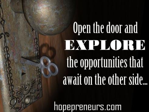 Open the door and explore the opportunities that await on the other side